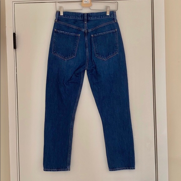 Agolde Riley Rise Straight Crop Jeans - Picture 6 of 10